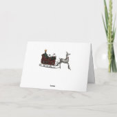 サンタズスリーのクリスマスグリーティングカード シーズンカード (裏面)