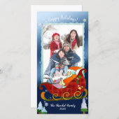 サンタズスリーフェスティバルホリデーフォト シーズンカード (正面/裏面)