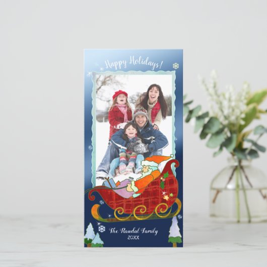 サンタズスリーフェスティバルホリデーフォト シーズンカード (スタンド正面)