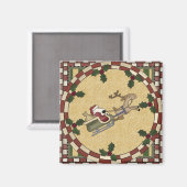 サンタズスリー乗り マグネット (正面/裏面)