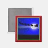 サンタズスリー乗り マグネット (正面/裏面)