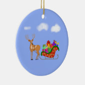 サンタズスリー セラミックオーナメント (右)