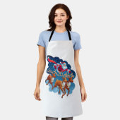 サンタズスレイアドベンチャー エプロン (着用した状態)