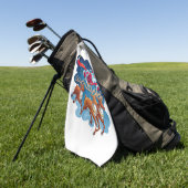 サンタズスレイアドベンチャー ゴルフタオル (グリーン)