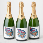 サンタズスレイアドベンチャー スパークリングワインラベル (ボトル)