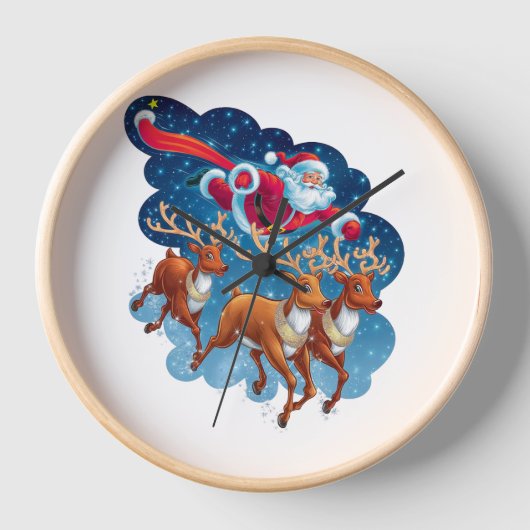 サンタズスレイアドベンチャー 壁時計 (正面)