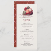 サンタズスレイギフトホリデーディナーパーティーメニュー メニュー (正面/裏面)