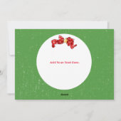 サンタズスレイフラットホリデーカード シーズンカード (裏面)