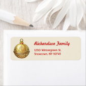 サンタズスレイベル差出人住所ラベル ラベル (インサイチュ)