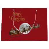 サンタズスレイライドラージ抱き枕 ラージペーパーバッグ (正面)