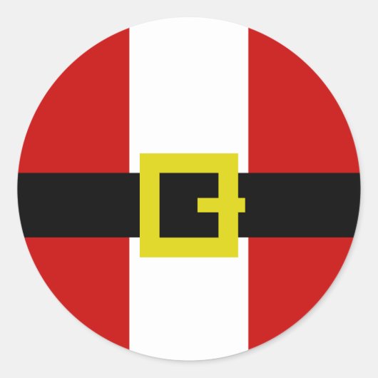 サンタズスーツ ラウンドシール (正面)