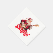 サンタズダック狩り スタンダードカクテルナプキン (角)