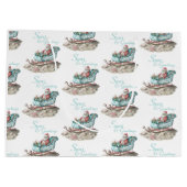 サンタズチノイスリースレイオンビーチ ラージペーパーバッグ (裏面)