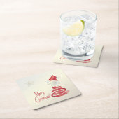 サンタズツリー スクエアペーパーコースター (インサイチュ)