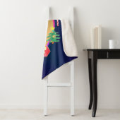 サンタズトナカイハートフォトシェルパブランケット シェルパブランケット (インサイチュ)