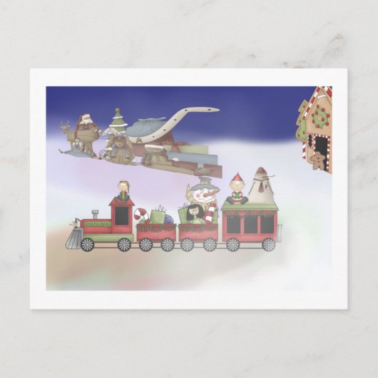 サンタズトレイン シーズンポストカード (正面)