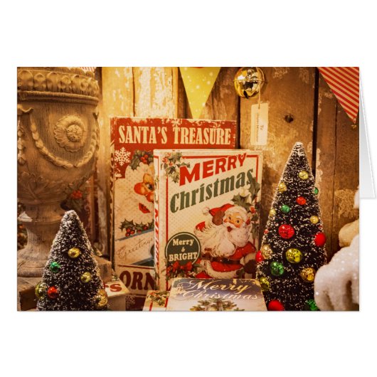 サンタズトレジャークリスマスカード (正面横)