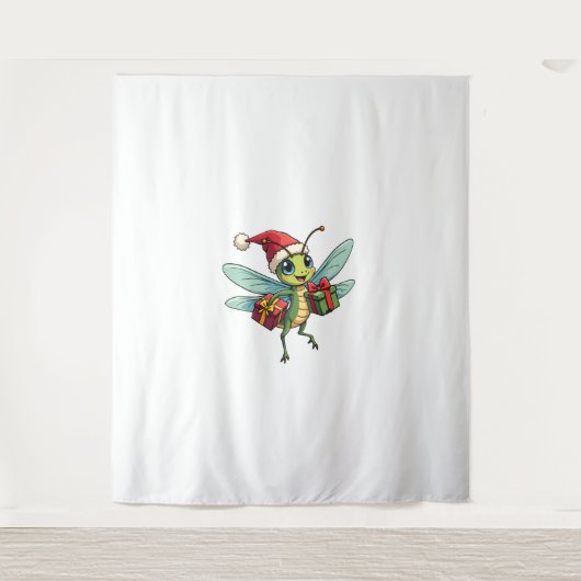 サンタズドラゴンフライヘルパー タペストリー (正面)