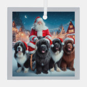 サンタズニューフィズ ガラスオーナメント (裏面)