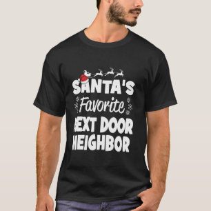 サンタズネクストお気に入りのドアネイバークリスマスマッチ Tシャツ