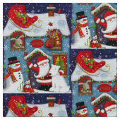 サンタズハウス ファブリック (クローズアップ)