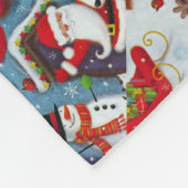 サンタズハウス フリースブランケット (角)