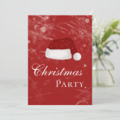 サンタズハットホリデークリスマスパーティー冬 招待状 (スタンド正面)