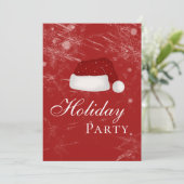 サンタズハットホリデークリスマスパーティー冬 招待状 (スタンド正面)