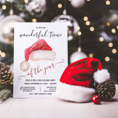 サンタズハットホリデークリスマスパーティー 招待状