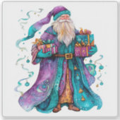 サンタズバイオレットギフト – ラデンホリデー シール (正面)