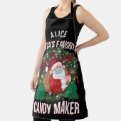 サンタズパーソナライズされたキャンディお気に入りのメーカーエプロン エプロン (インサイチュ)