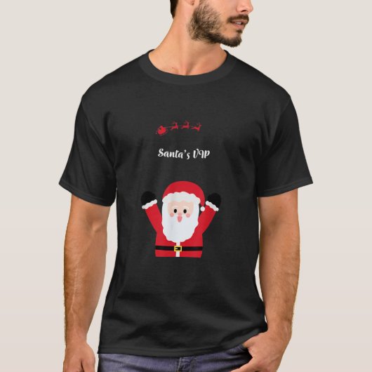 サンタズビップキュートフェスティバルクリスマス応援 Tシャツ (正面)