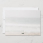 サンタズビーチチェアホリデーグリーティングカード シーズンカード (裏面)