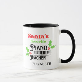サンタズピアお気に入りのノ先生ミュージシャンクリスマス マグカップ