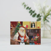 サンタズブルテリア(白) シーズンポストカード (スタンド正面)