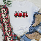 サンタズプレイドお気に入りのナース Tシャツ