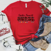 サンタズプレイドお気に入りのナース Tシャツ