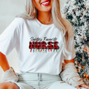 サンタズプレイドお気に入りのナース Tシャツ