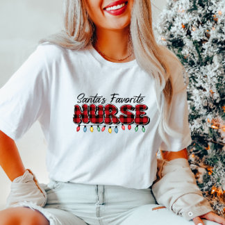 サンタズプレイドお気に入りのナース Tシャツ