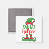 サンタズヘルパーカワイートカートマンガ小妖精や小人スケッチかわいい小妖精や小人 マグネット (正面/裏面)