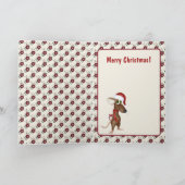 サンタズヘルパークリスマス小妖精や小人カード シーズンカード (内部)