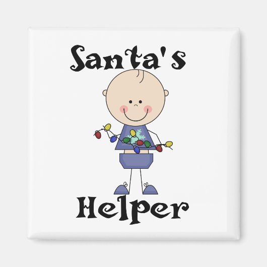 サンタズヘルパーホリデーTシャツとギフト マグネット (正面)