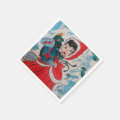 サンタズヘルパー紙 スタンダードカクテルナプキン (角)