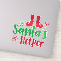 サンタズヘルパー，小妖精や小人シューズ，雪片，クリスマス