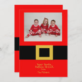 サンタズベルトの写真のクリスマスカード シーズンカード (正面/裏面)