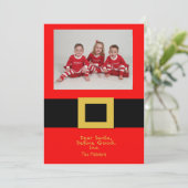 サンタズベルトの写真のクリスマスカード シーズンカード (スタンド正面)