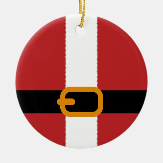 サンタズベルト セラミックオーナメント (正面)