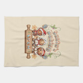 サンタズベーキングクルーChristmas Cookie キッチンタオル (横)