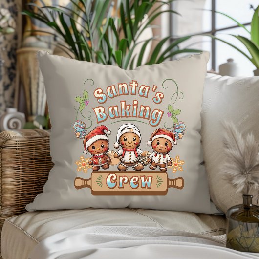 サンタズベーキングクルーChristmas Cookie クッション