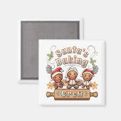 サンタズベーキングクルーChristmas Cookie マグネット (正面/裏面)